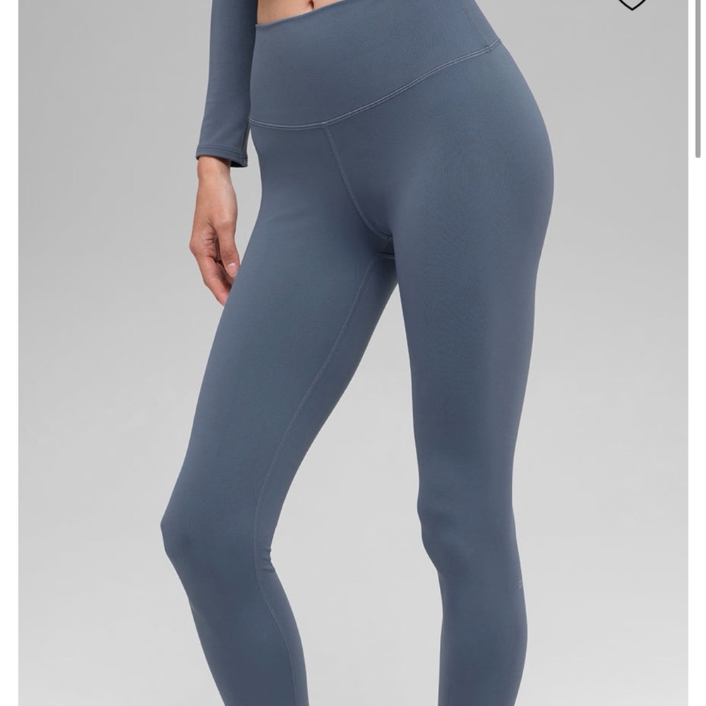ALO Women's Blue High-Waisted Leggings. NEW WITH TAGS IN BAG
